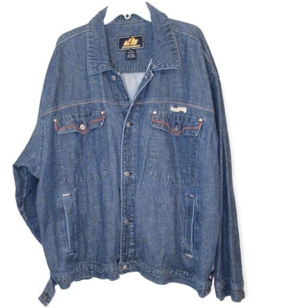 Johnny Blaze Denim Jean Jacket  XXL